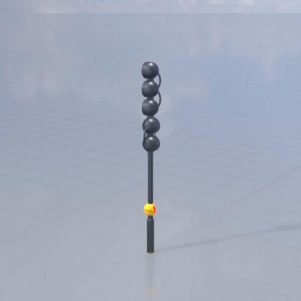 Kugelförmige stilisierte Verkehrsampel Design 4