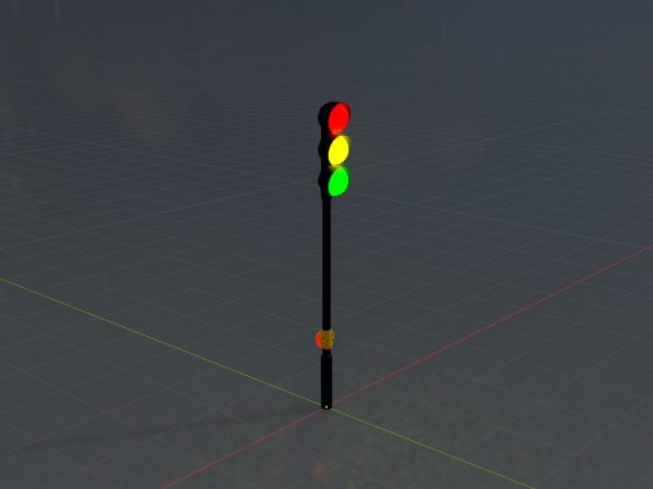 Kugelförmig stilisierte Verkehrsampel Design 1 – Bild 4