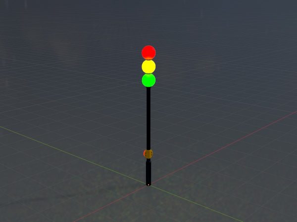 Kugelförmige stilisierte Verkehrsampel Design 2 – Bild 4