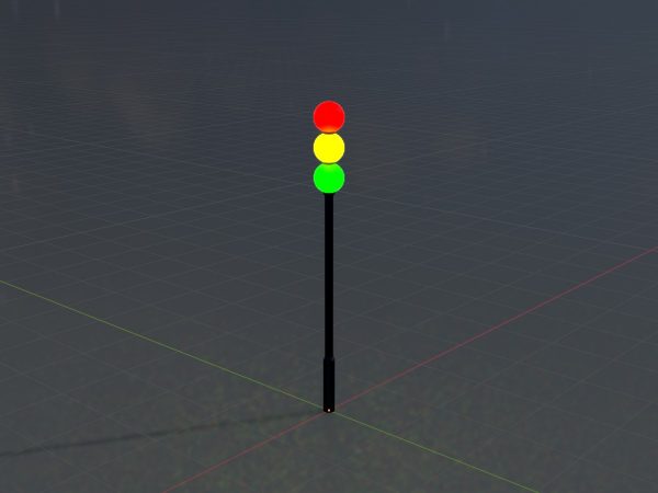 Kugelförmige stilisierte Verkehrsampel Design 3 – Bild 4