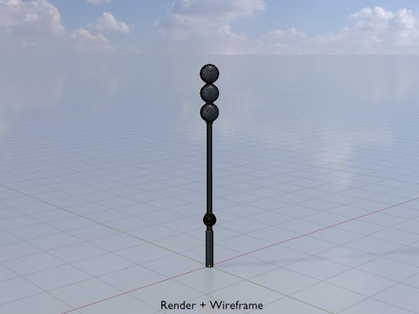Kugelförmige stilisierte Verkehrsampel Design 2 – Bild 5