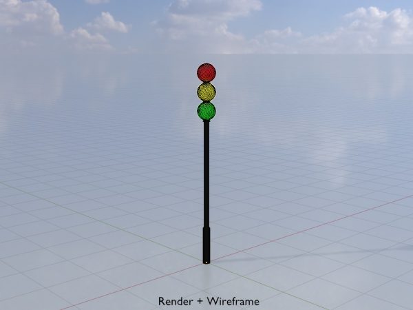 Kugelförmige stilisierte Verkehrsampel Design 3 – Bild 5