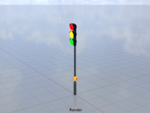 Kugelförmig stilisierte Verkehrsampel Design 1 – Bild 9