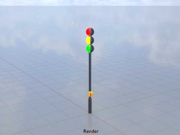 Kugelförmige stilisierte Verkehrsampel Design 2 – Bild 9