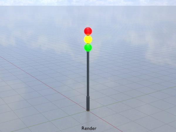 Kugelförmige stilisierte Verkehrsampel Design 3 – Bild 9