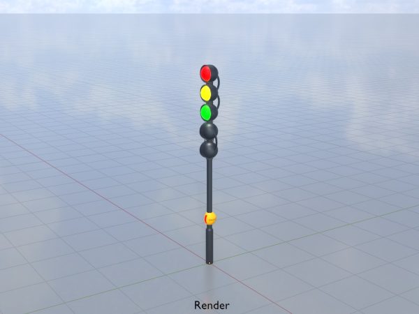 Kugelförmige stilisierte Verkehrsampel Design 4 – Bild 9