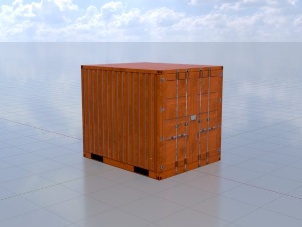 Schiffscontainer signalorange 10 Fuß