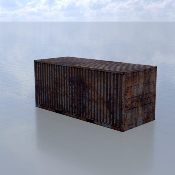 Schiffscontainer rostig 20 Fuß