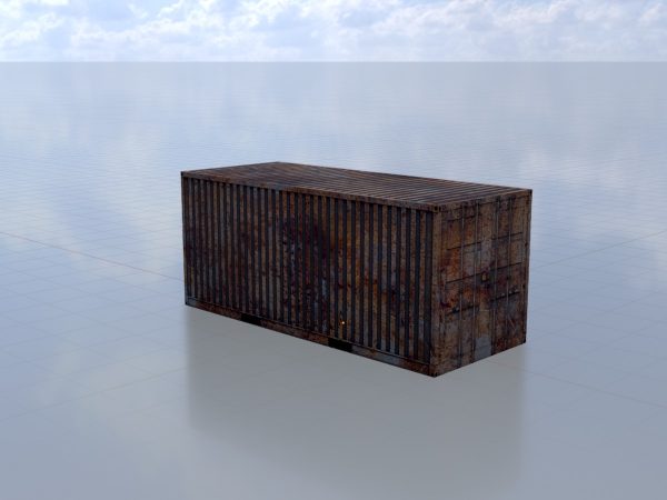 Schiffscontainer rostig 20 Fuß
