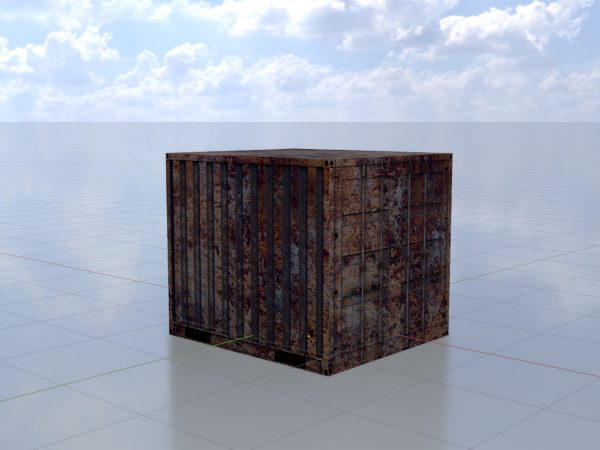 Schiffscontainer rostig 6 Fuß