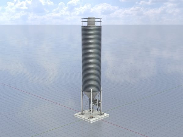 Industrielles Zementsilo Version-2