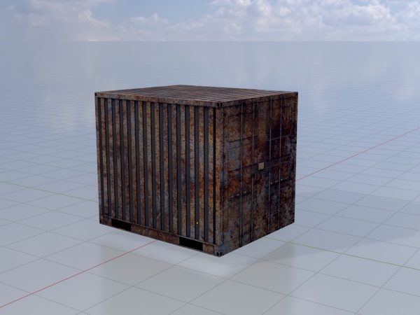 Schiffscontainer rostig 10 Fuß – Bild 2
