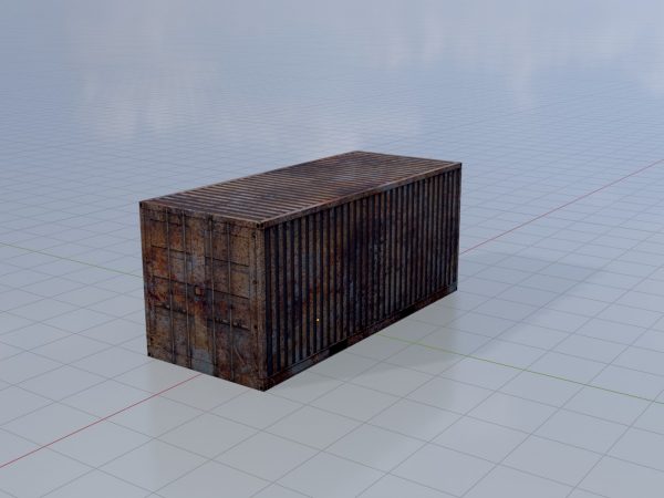 Schiffscontainer rostig 20 Fuß – Bild 2