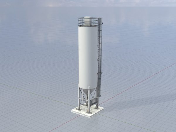 Industrielles Zementsilo Version-1 – Bild 2