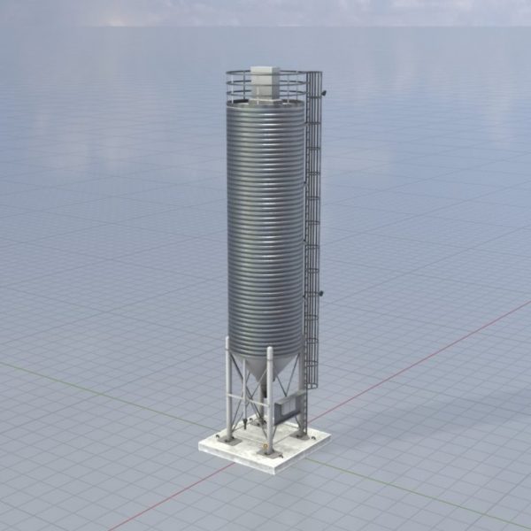 Industrielles Zementsilo Version-2