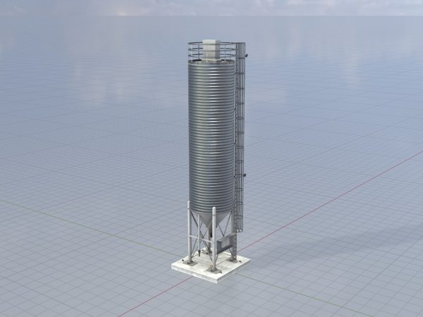 Industrielles Zementsilo Version-2 – Bild 2