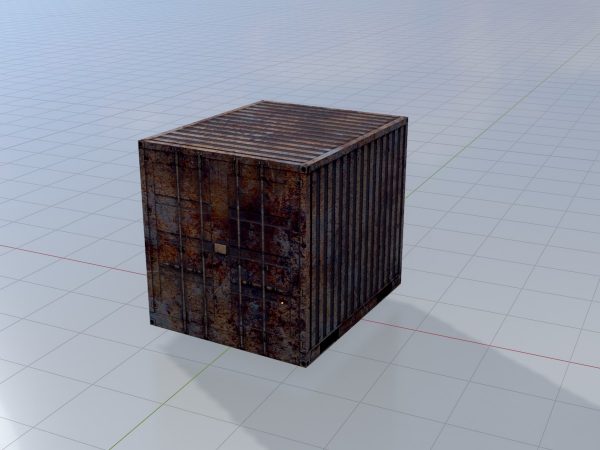 Schiffscontainer rostig 10 Fuß – Bild 3