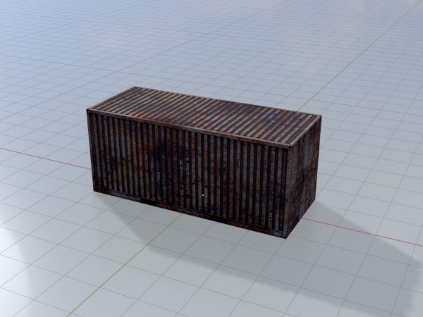 Schiffscontainer rostig 20 Fuß – Bild 3