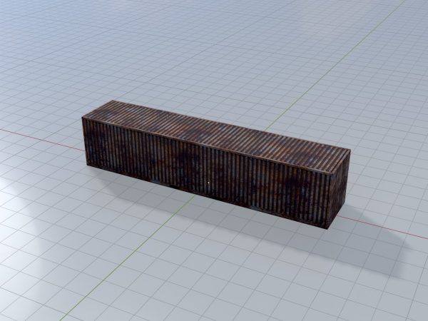 Schiffscontainer rostig 40 Fuß – Bild 3