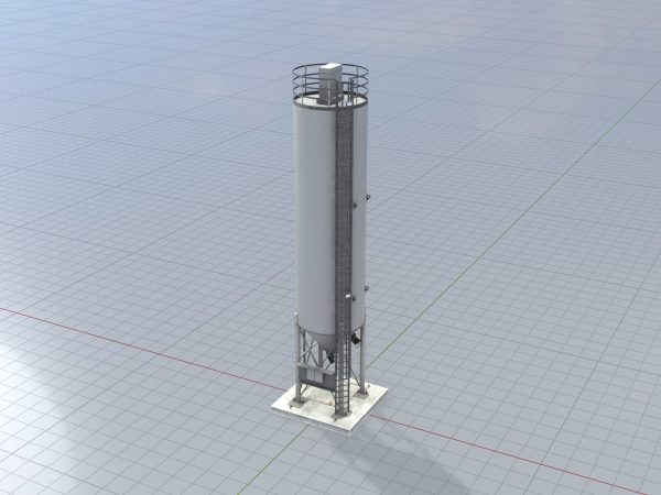 Industrielles Zementsilo Version-1 – Bild 3