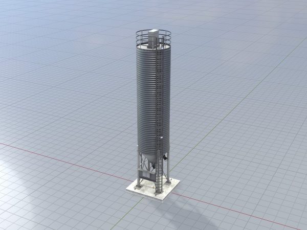 Industrielles Zementsilo Version-2 – Bild 3