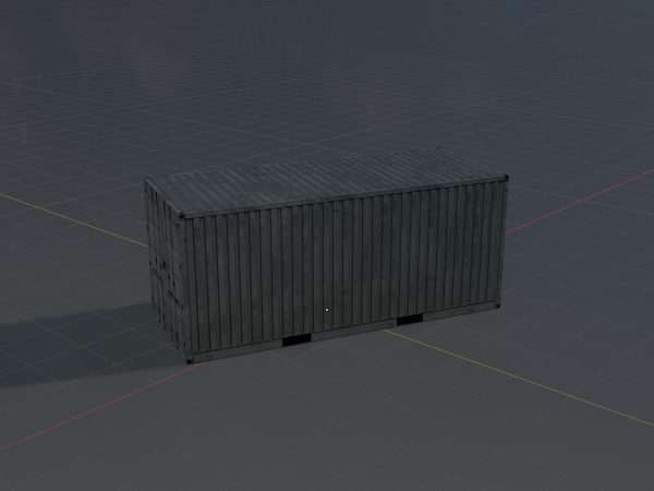 Schiffscontainer lichtgrau 20 Fuß – Bild 4