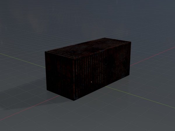 Schiffscontainer rostig 20 Fuß – Bild 4