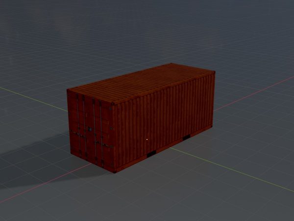 Schiffscontainer signalorange 20 Fuß – Bild 4