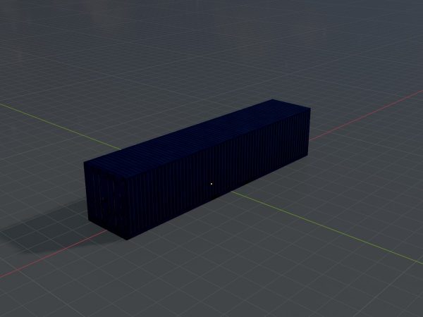 Schiffscontainer enzianblau 40 Fuß – Bild 4