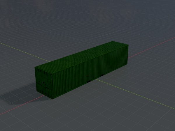 Schiffscontainer gelbgrün 40 Fuß – Bild 4