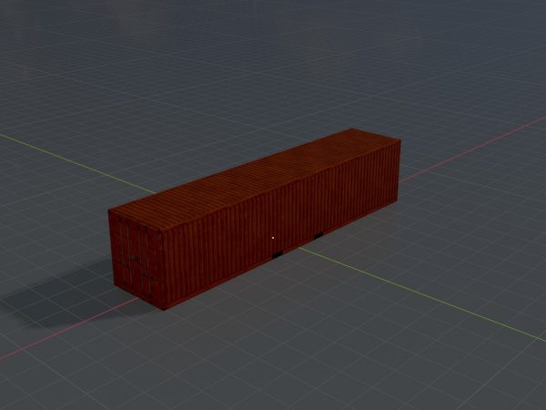 Schiffscontainer signalorange 40 Fuß – Bild 4