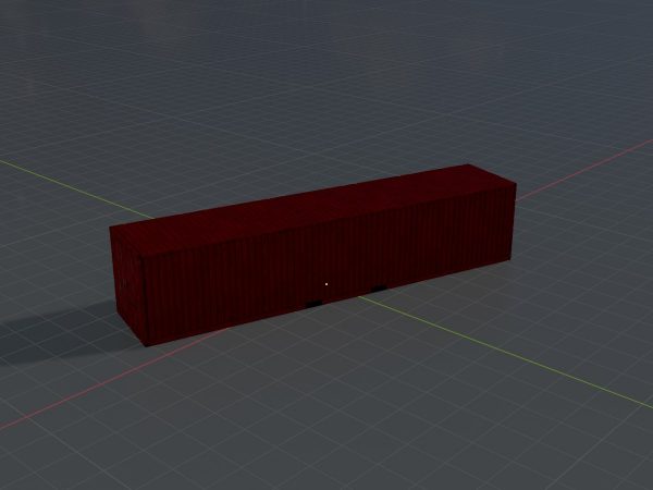 Schiffscontainer verkehrsrot 40 Fuß – Bild 4