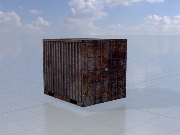 Schiffscontainer rostig 10 Fuß – Bild 5