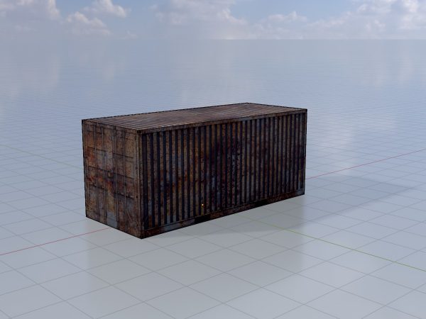 Schiffscontainer rostig 20 Fuß – Bild 5