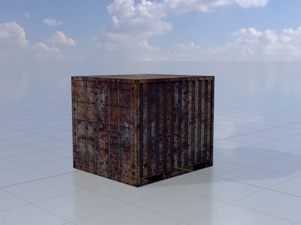 Schiffscontainer rostig 6 Fuß – Bild 5