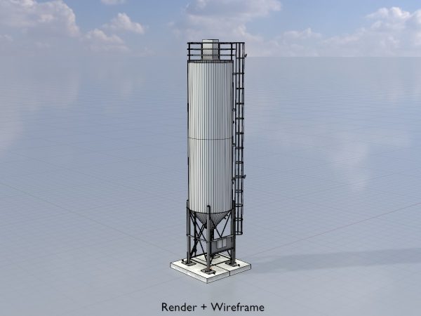 Industrielles Zementsilo Version-1 – Bild 5