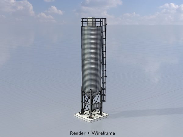 Industrielles Zementsilo Version-2 – Bild 5