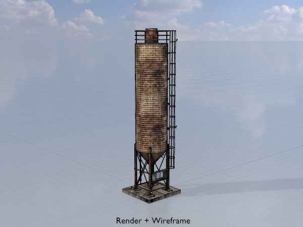 Industrielles Zementsilo Version-3 – Bild 5