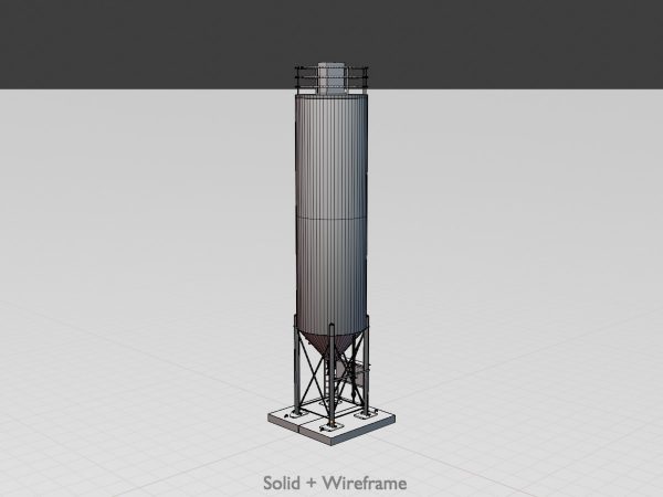 Industrielles Zementsilo Version-3 – Bild 6
