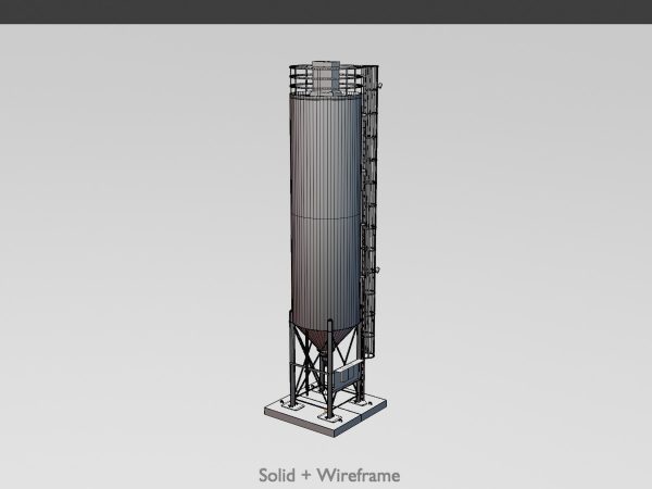Industrielles Zementsilo Version-2 – Bild 7