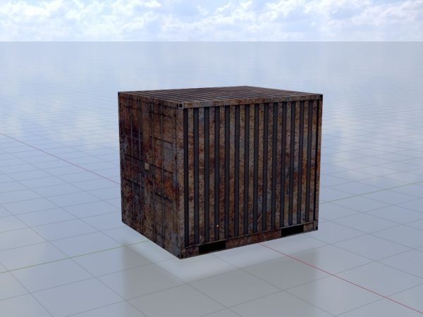Schiffscontainer rostig 10 Fuß – Bild 9