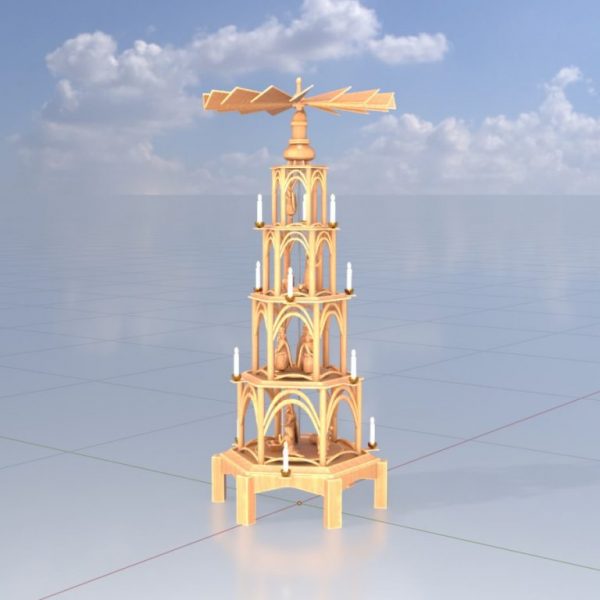 Weihnachtspyramide Version-1