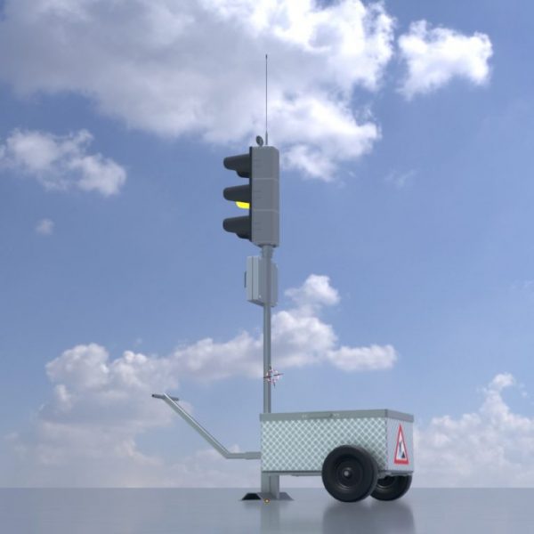 Mobile Baustellenampeln mit Animation