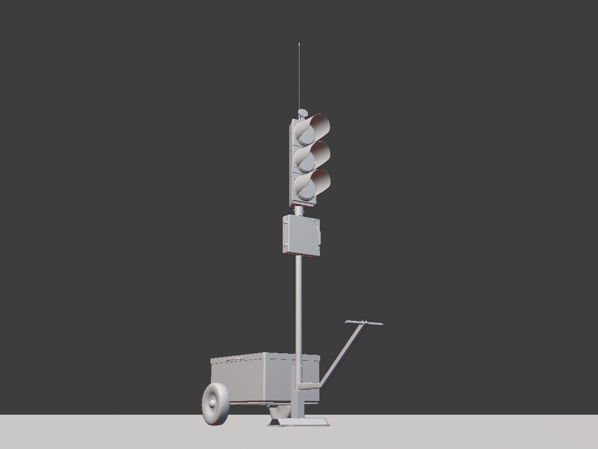 Mobile Baustellenampel Gelb 6 Mobile Baustellenampel Gelb – Bild 6