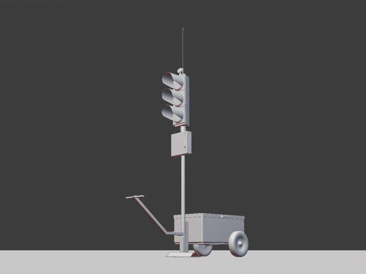 Mobile Baustellenampel Gelb 7 Mobile Baustellenampel Gelb – Bild 7