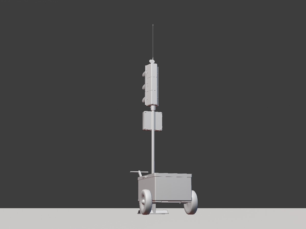 Mobile Baustellenampel Gelb 8 Mobile Baustellenampel Gelb – Bild 8