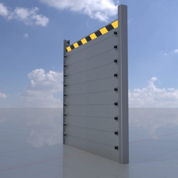 Aluminium Hochwasserschutzwand 2m x 2m
