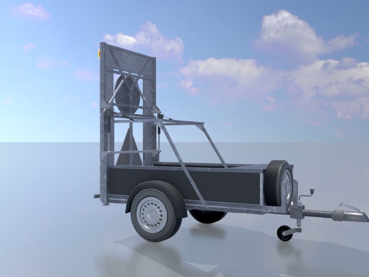 Verkehrszeichen 615 Fahrbare Absperrtafel links 2500x1700 3 Verkehrszeichen 615 Fahrbare Absperrtafel links 2500x1700 – Bild 3