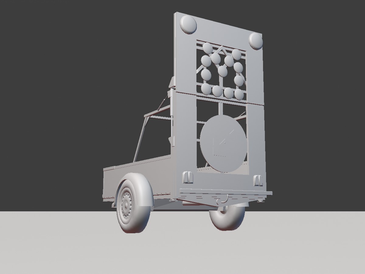 Traffic sign 616-31 Mobile barrier sign left 2500x1700 6 Traffic sign 616-31 Mobile barrier sign left 2500x1700 - Image 6