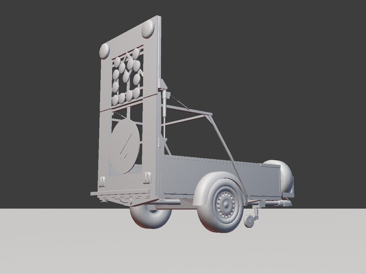 Traffic sign 616-31 Mobile barrier sign left 2500x1700 7 Traffic sign 616-31 Mobile barrier sign left 2500x1700 - Image 7